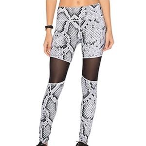 VARLEY Snakeskin Mesh Leggings